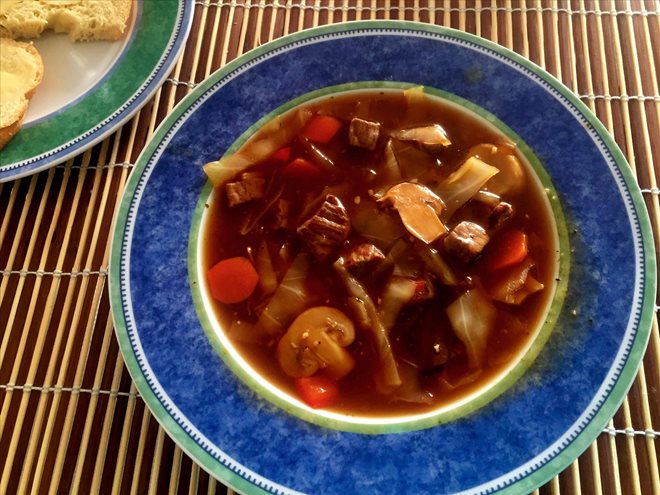 Hearty Italian Beef Soup Recipe with Vegetables